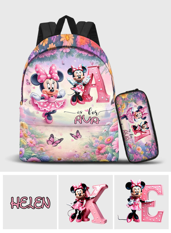 Personalized Mouse Backpack & Pencil Case Gift for Kids Backpack & Pencil Case GradoCreations