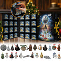 Personalized Star Wars Folded Advent Calendar with Ornaments for Christmas Folded Advent Calendar With Ornaments GradoCreations