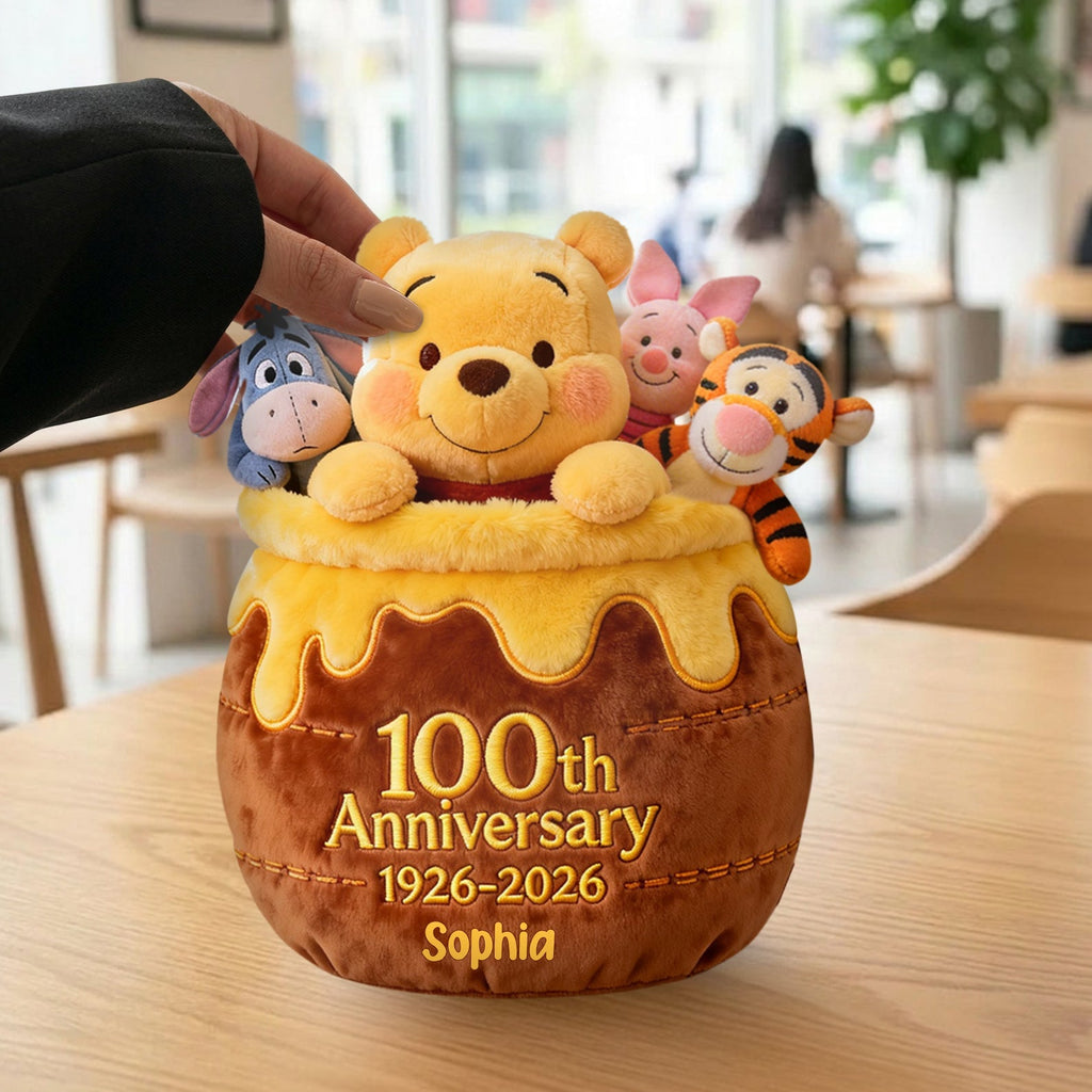 Personalized Plush Crossbag for Kids with Custom Design | 100th Anniversary Gift Plush Crossbag GradoCreations