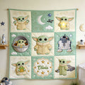 Personalized Baby Blanket The Force Cute Design Gift Blanket GradoCreations