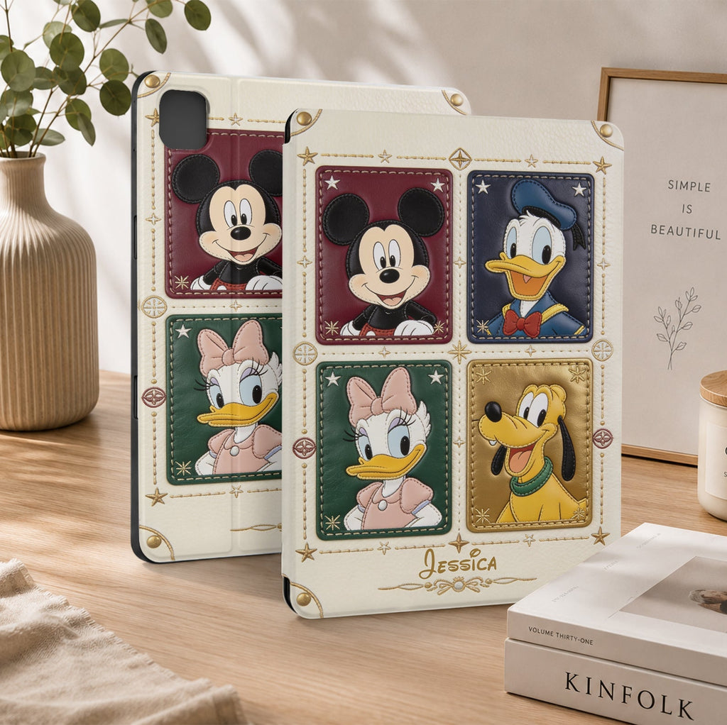 Personalized iPad Cover with Pen Slot Custom Name Gift for Kids Tablet Cover With Pen Slot GradoCreations