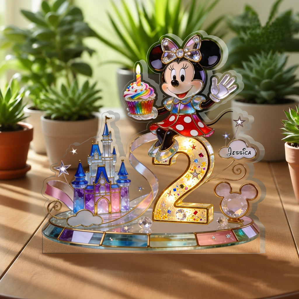 Personalized 2-Sided Acrylic Plaque Custom Gift for Birthday 2-Side Printed Acrylic Plaque GradoCreations