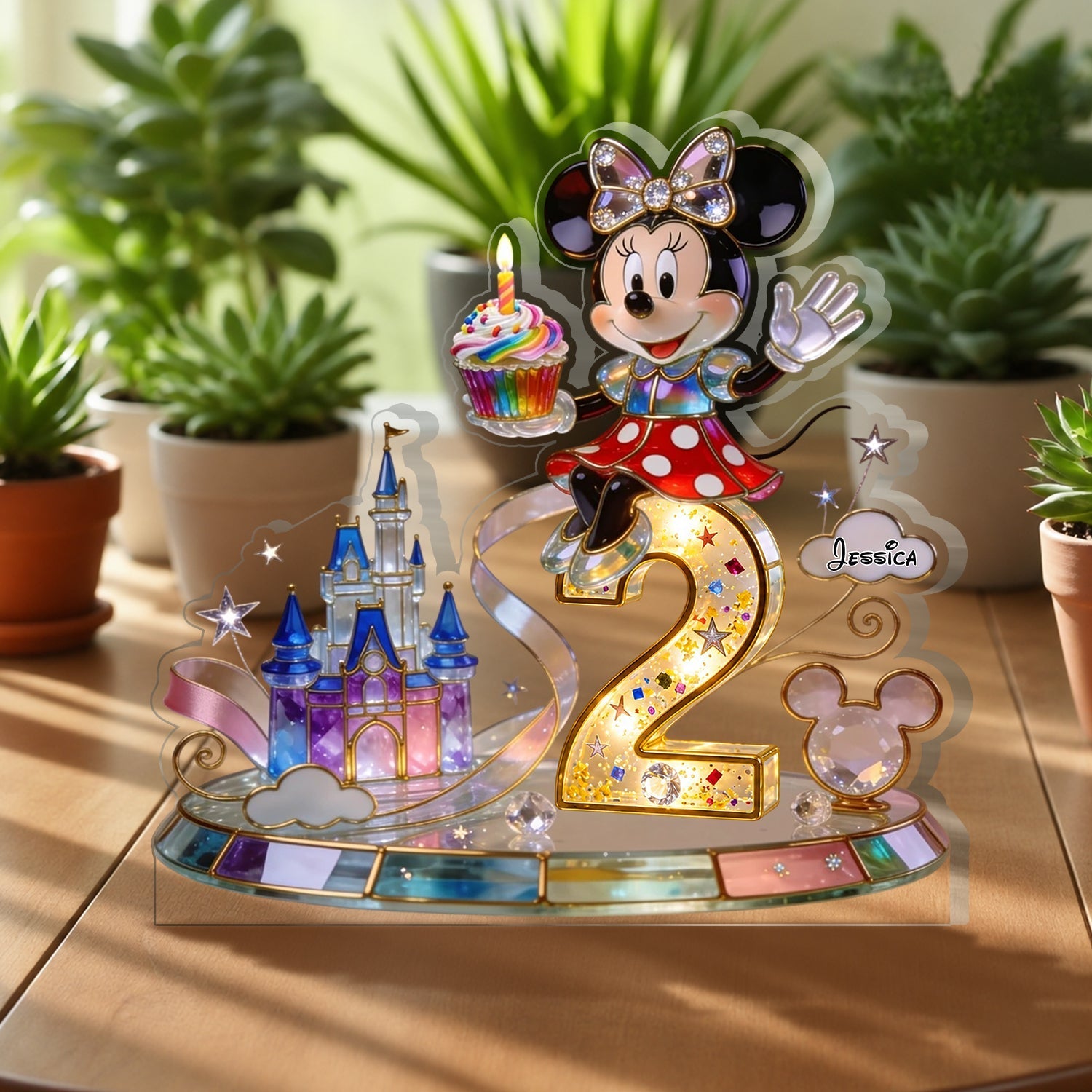 Personalized 2-Sided Acrylic Plaque Custom Gift for Birthday 2-Side Printed Acrylic Plaque GradoCreations
