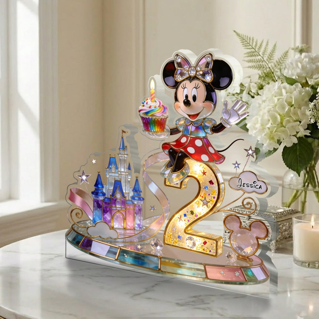 Personalized 2-Sided Acrylic Plaque Custom Gift for Birthday 2-Side Printed Acrylic Plaque GradoCreations