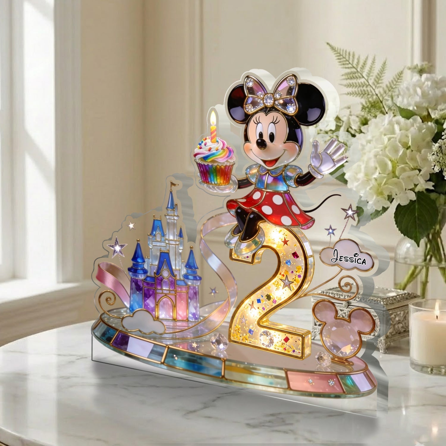 Personalized 2-Sided Acrylic Plaque Custom Gift for Birthday 2-Side Printed Acrylic Plaque GradoCreations