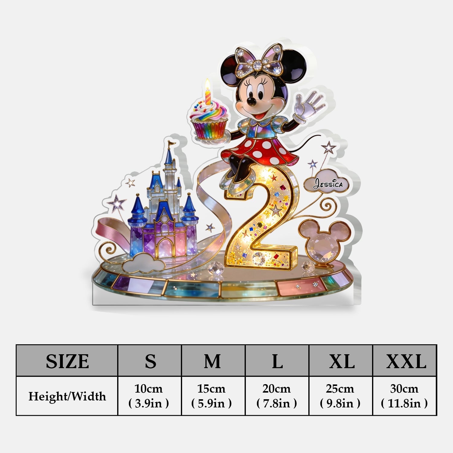 Personalized 2-Sided Acrylic Plaque Custom Gift for Birthday 2-Side Printed Acrylic Plaque GradoCreations