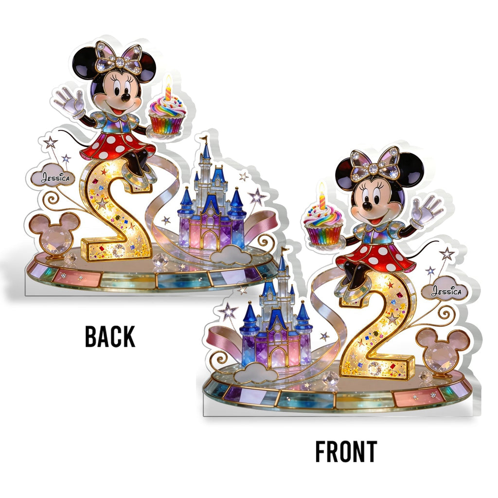 Personalized 2-Sided Acrylic Plaque Custom Gift for Birthday 2-Side Printed Acrylic Plaque GradoCreations