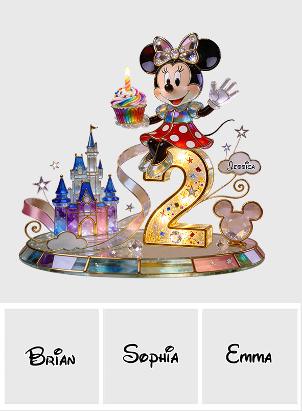 Personalized 2-Sided Acrylic Plaque Custom Gift for Birthday 2-Side Printed Acrylic Plaque GradoCreations