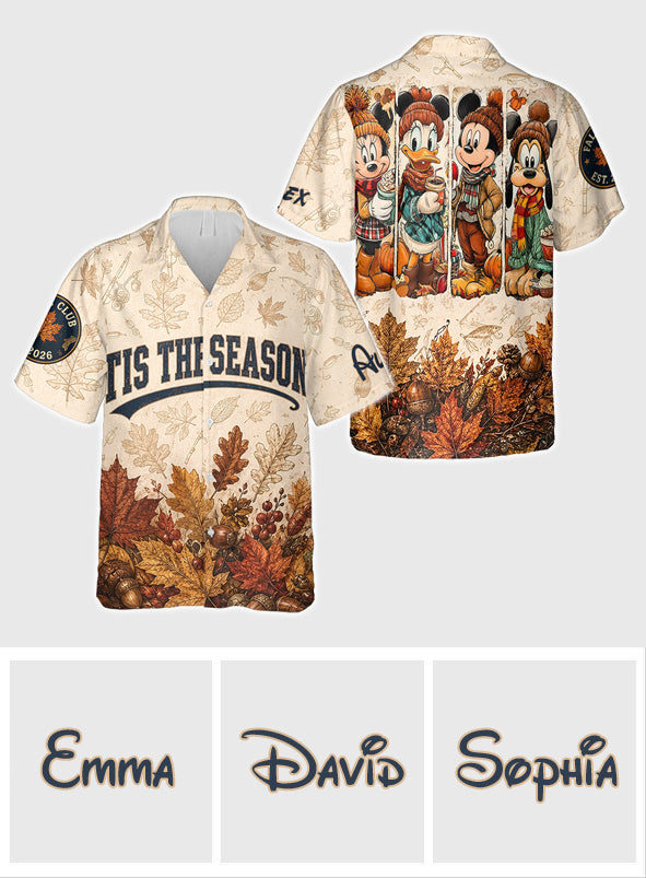 Personalized Hawaiian Shirt Tis the Season Custom Name Gift Hawaiian Shirt GradoCreations