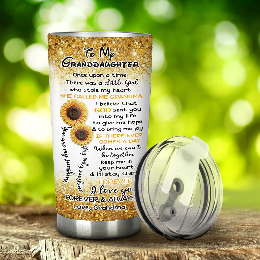Personalized Tumbler for Granddaughter with Minnie Mouse Design Tumbler GradoCreations