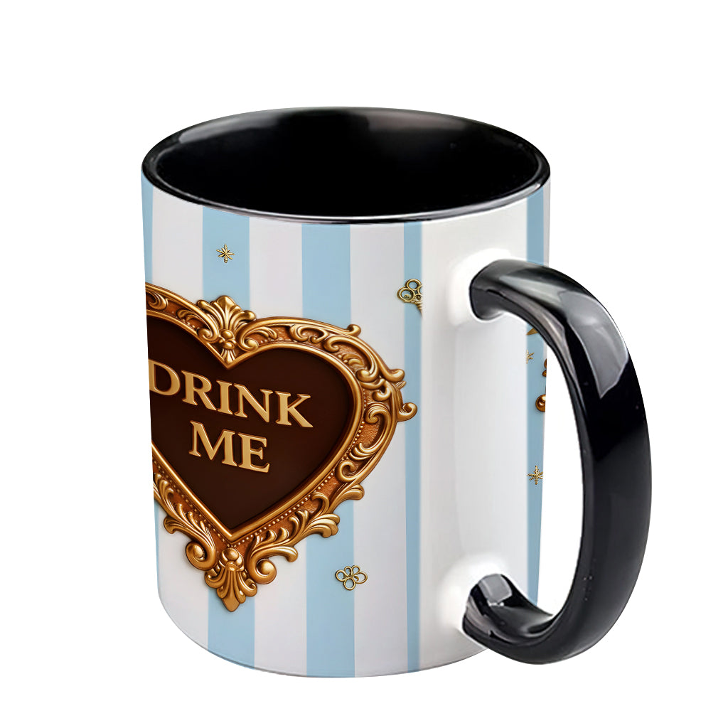 Personalized Alice in Wonderland Accent Mug for Kids and Adults Accent Mug GradoCreations