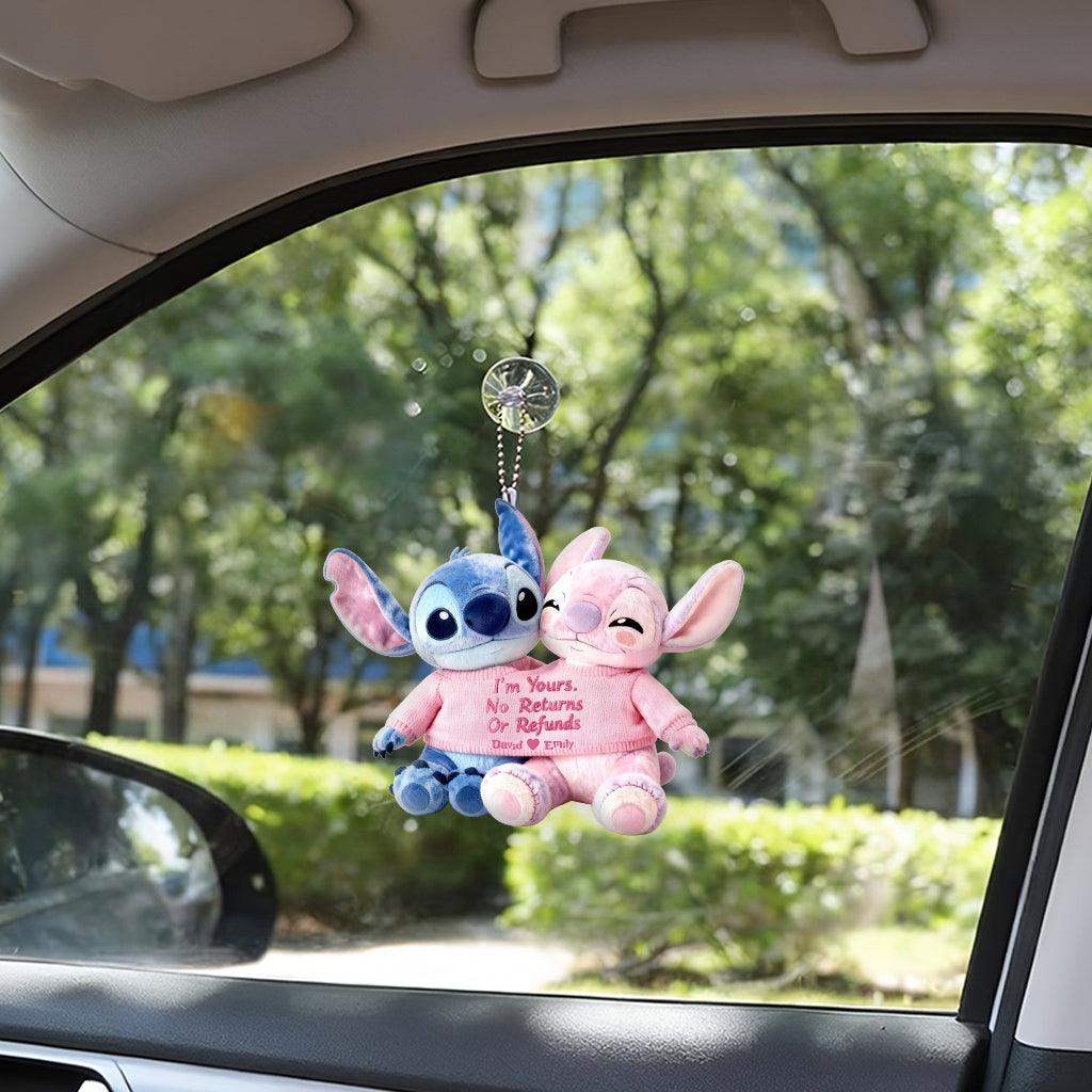 Personalized Ohana Plush Keychain Custom Name Gift for Friends Plush Keychain GradoCreations