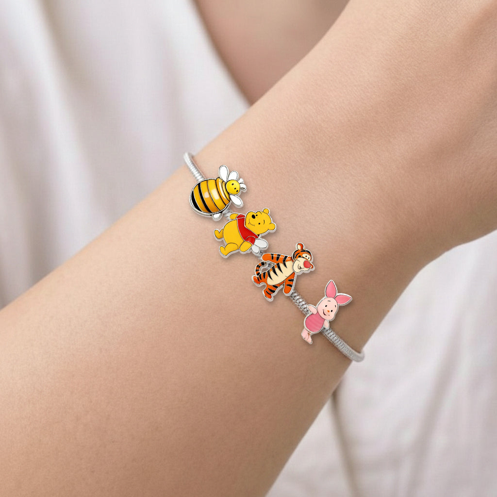 Personalized Adjustable Charm Bracelet 100 Years of Wonder Gift Adjustable Charm Bracelet GradoCreations