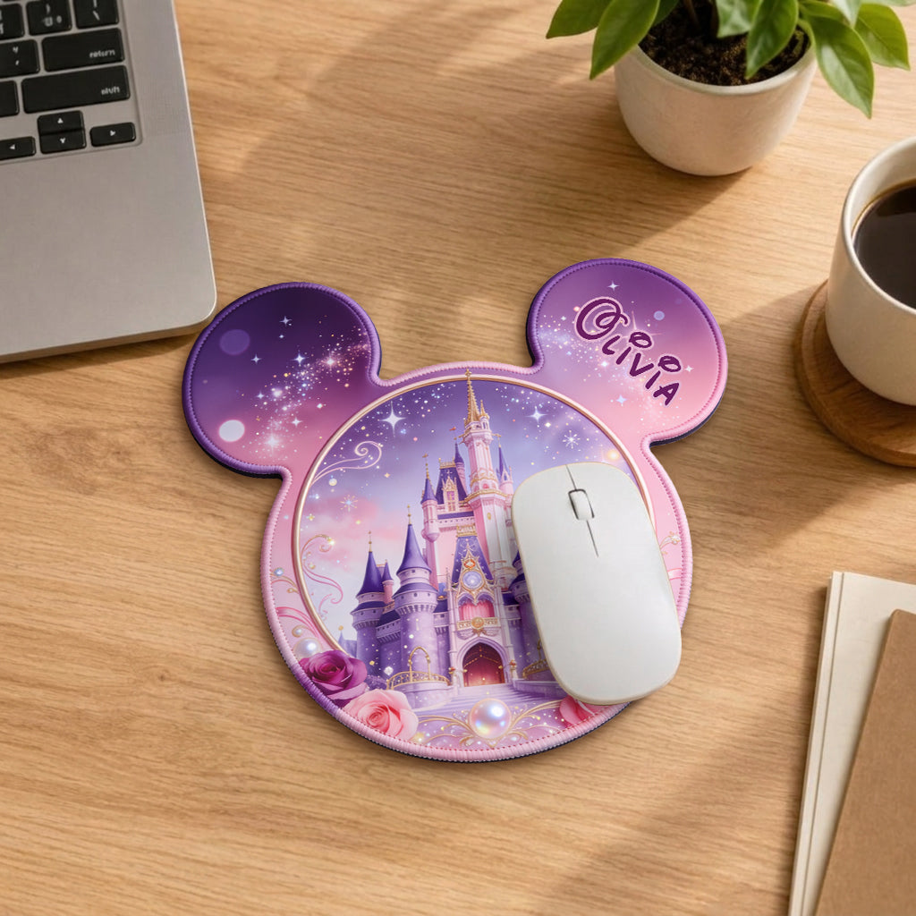 Personalized Mouse Pad Custom Shape Magical Castle Gift Mouse Pad Custom Shape GradoCreations