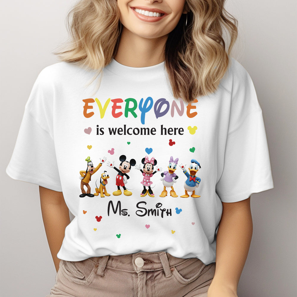 Personalized 'Everyone Is Welcome Here' T-shirt & Hoodie for Kids T-shirt & Hoodie GradoCreations