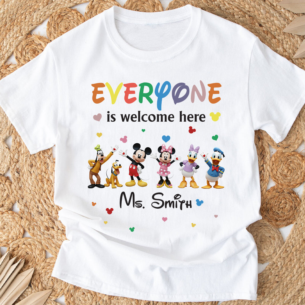 Personalized 'Everyone Is Welcome Here' T-shirt & Hoodie for Kids T-shirt & Hoodie GradoCreations