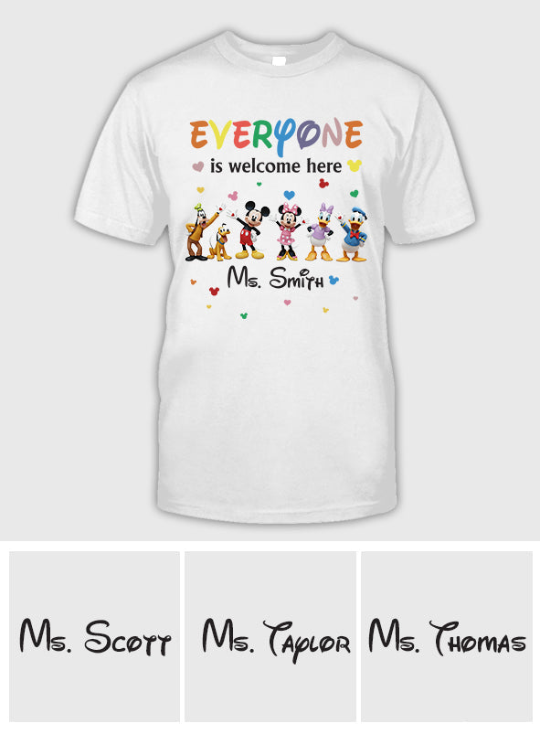 Personalized 'Everyone Is Welcome Here' T-shirt & Hoodie for Kids T-shirt & Hoodie GradoCreations
