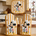 Personalized Mickey Mouse Oven Mitts & Pot Holder Set for Kids Oven Mitts & Pot Holder set GradoCreations