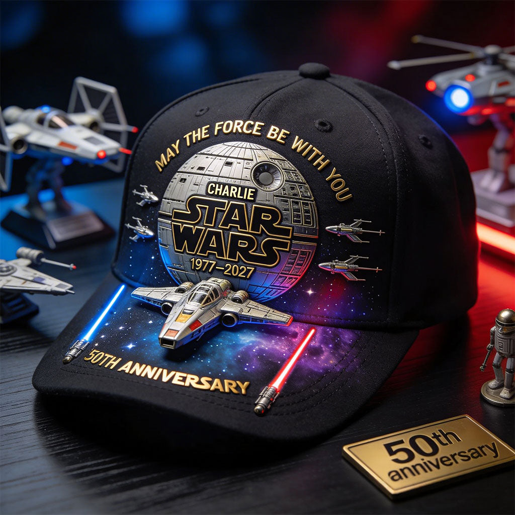 Personalized Star Wars Classic Cap 50th Anniversary Gift Classic Cap GradoCreations