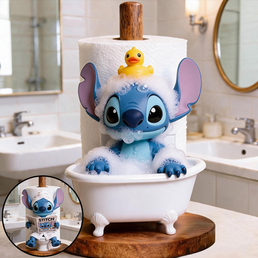 Personalized Aloha Cartoon Monster Paper Towel Stand Gift for Kitchen Paper Towel Stand GradoCreations