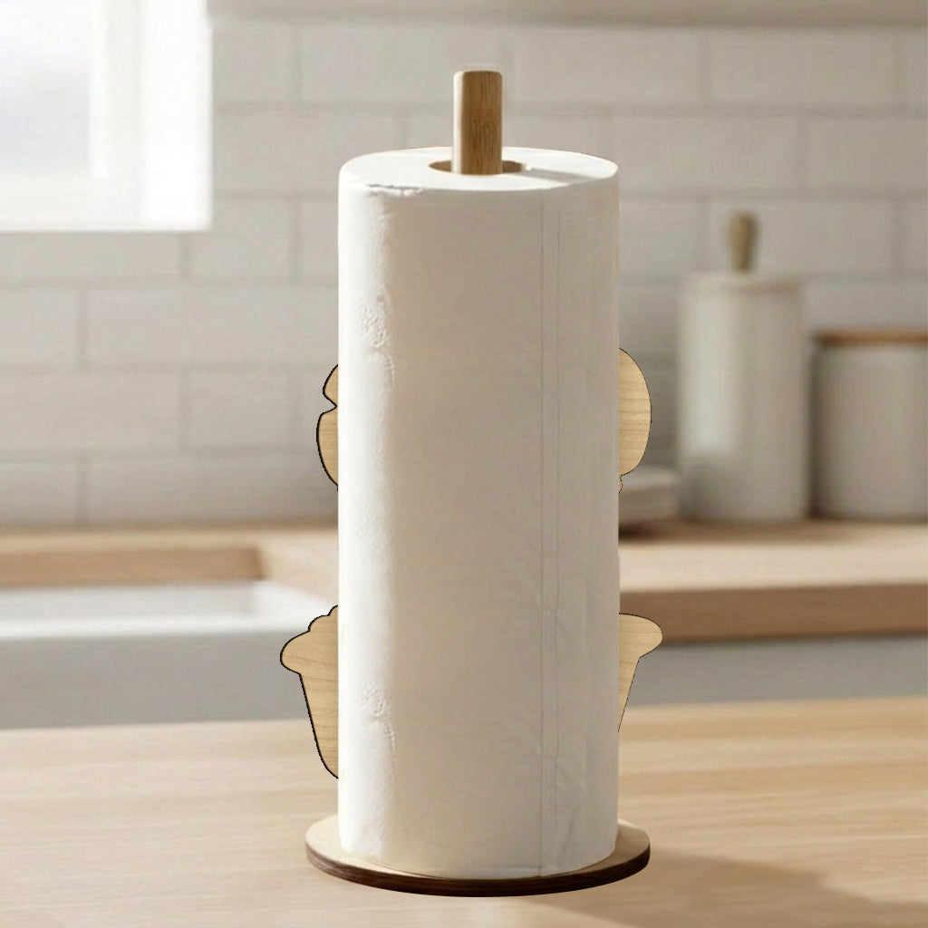 Personalized Aloha Cartoon Monster Paper Towel Stand Gift for Kitchen Paper Towel Stand GradoCreations