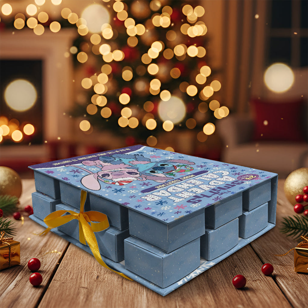 Personalized Advent Calendar with 24 Acrylic Ornaments for Kids Folded Advent Calendar With Ornaments GradoCreations