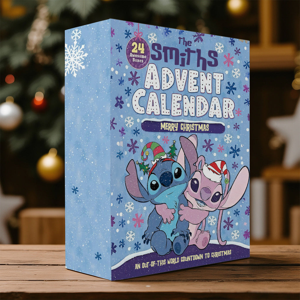 Personalized Advent Calendar with 24 Acrylic Ornaments for Kids Folded Advent Calendar With Ornaments GradoCreations