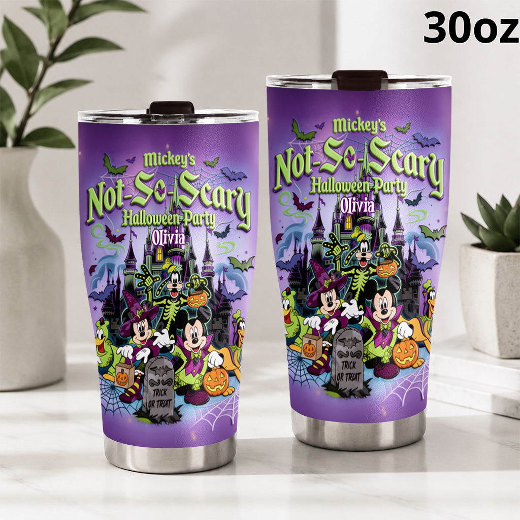 Personalized Halloween Tumbler Custom Name Magic Drinkware Tumbler GradoCreations