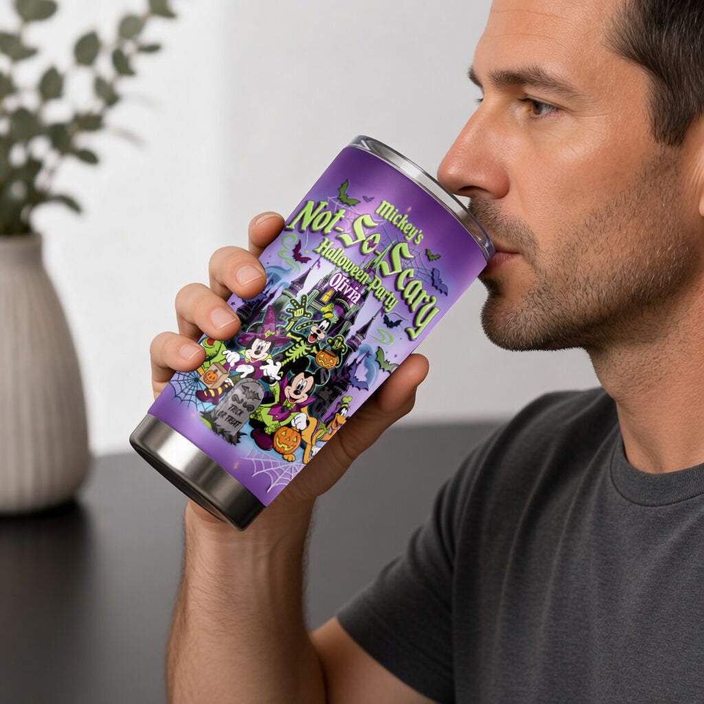 Personalized Halloween Tumbler Custom Name Magic Drinkware Tumbler GradoCreations