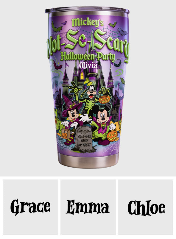 Personalized Halloween Tumbler Custom Name Magic Drinkware Tumbler GradoCreations