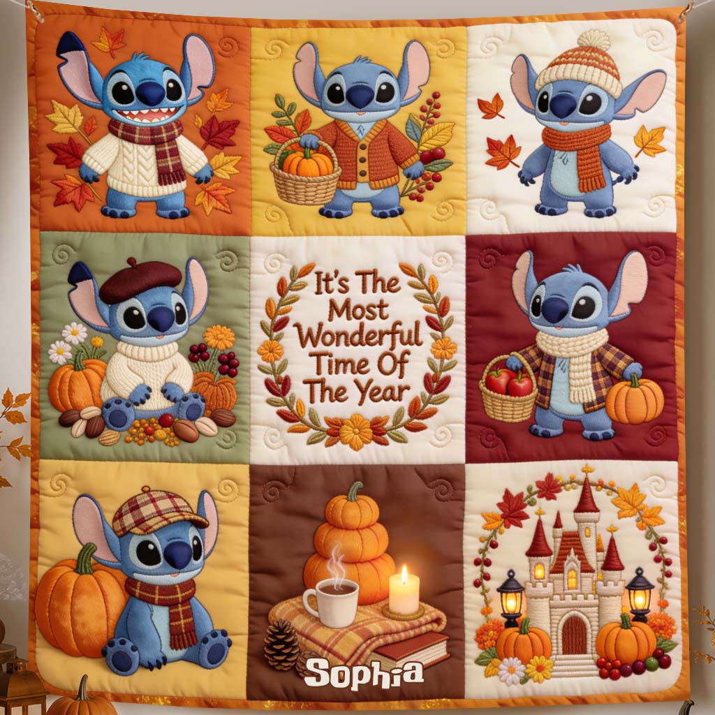 Personalized Ohana Blanket for Family | Cozy Fall Decor Blanket GradoCreations