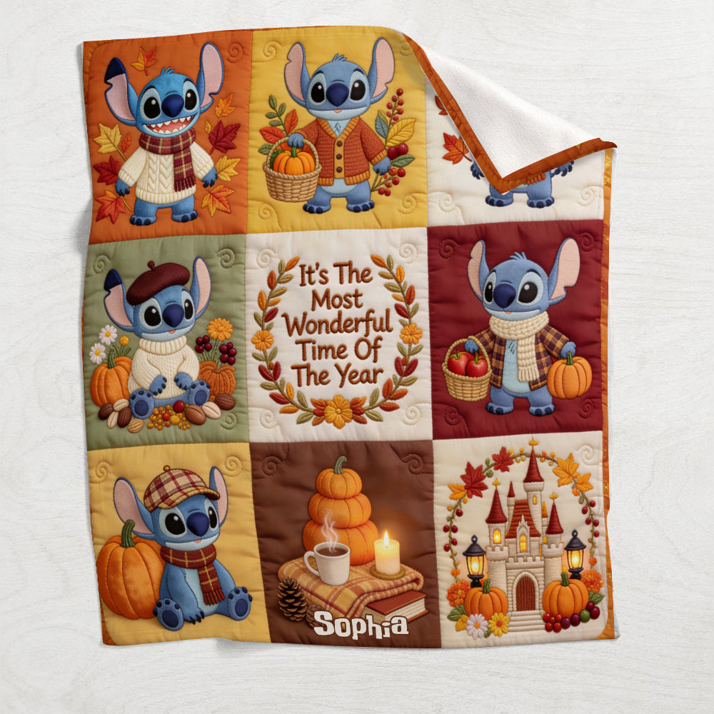 Personalized Ohana Blanket for Family | Cozy Fall Decor Blanket GradoCreations