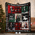 Personalized Nightmare Before Christmas Blanket Gift for Family Blanket GradoCreations