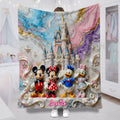 Personalized Mickey Mouse Blanket Soft Flannel Gift for Kids Blanket GradoCreations