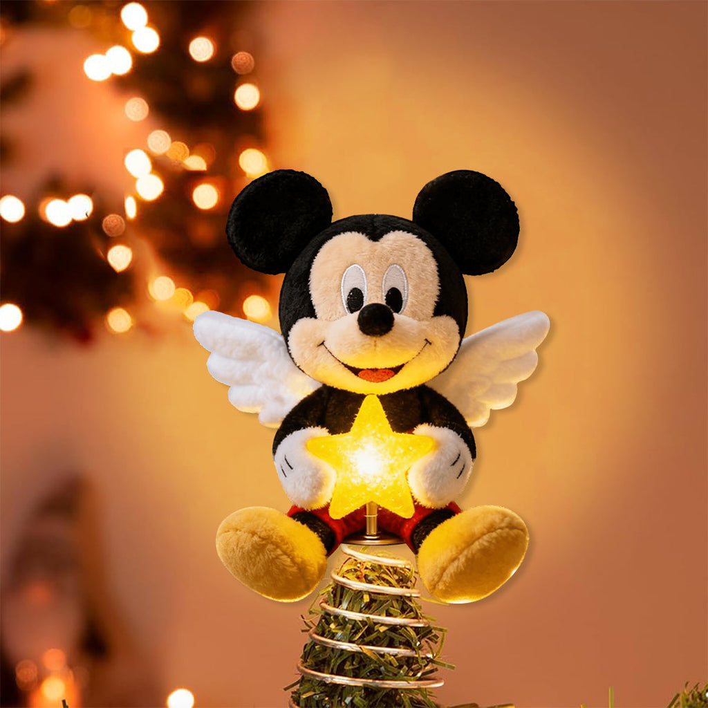 Personalized Mickey Mouse LED Light Tree Topper Holiday Decor LED Light Tree Topper GradoCreations