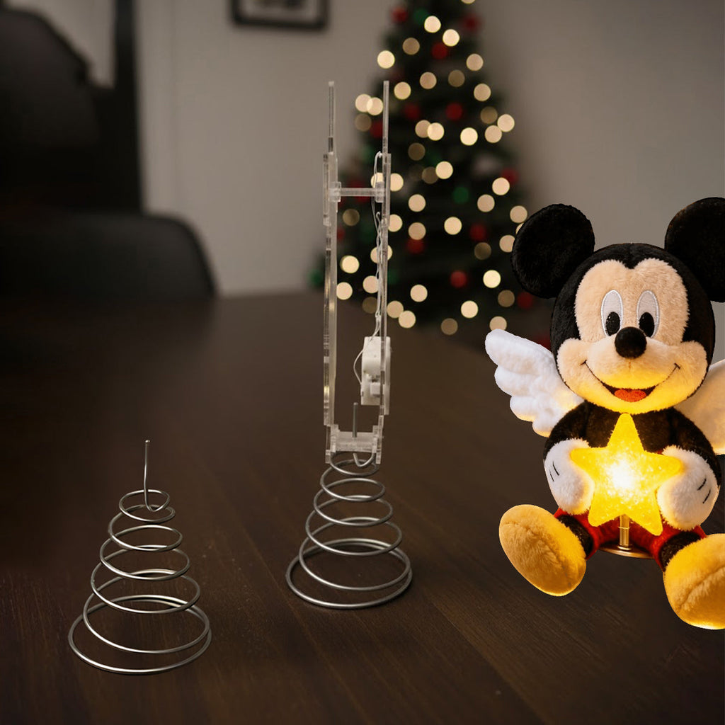 Personalized Mickey Mouse LED Light Tree Topper Holiday Decor LED Light Tree Topper GradoCreations