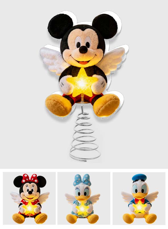 Personalized Mickey Mouse LED Light Tree Topper Holiday Decor LED Light Tree Topper GradoCreations