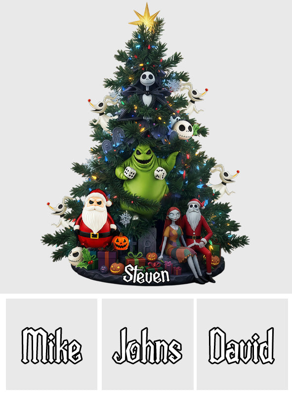 Personalized Nightmare Before Christmas Acrylic Plaque Gift for Kids Custom Shaped Acrylic Plaque GradoCreations