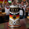Personalized Germany Football Beer Stein Custom Name Gift for Sports Fans