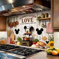 Personalized Mickey Mouse Kitchen Wall Decal for Kids Room Wall Decal GradoCreations