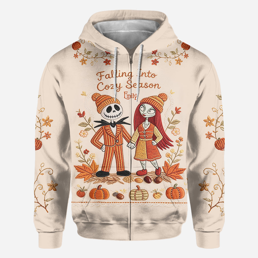 Personalized Cozy Season Shirt Gift for Her - Fall Apparel AOP Shirt GradoCreations
