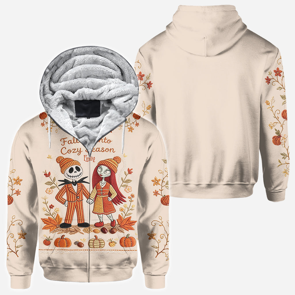 Personalized Cozy Season Shirt Gift for Her - Fall Apparel AOP Shirt GradoCreations