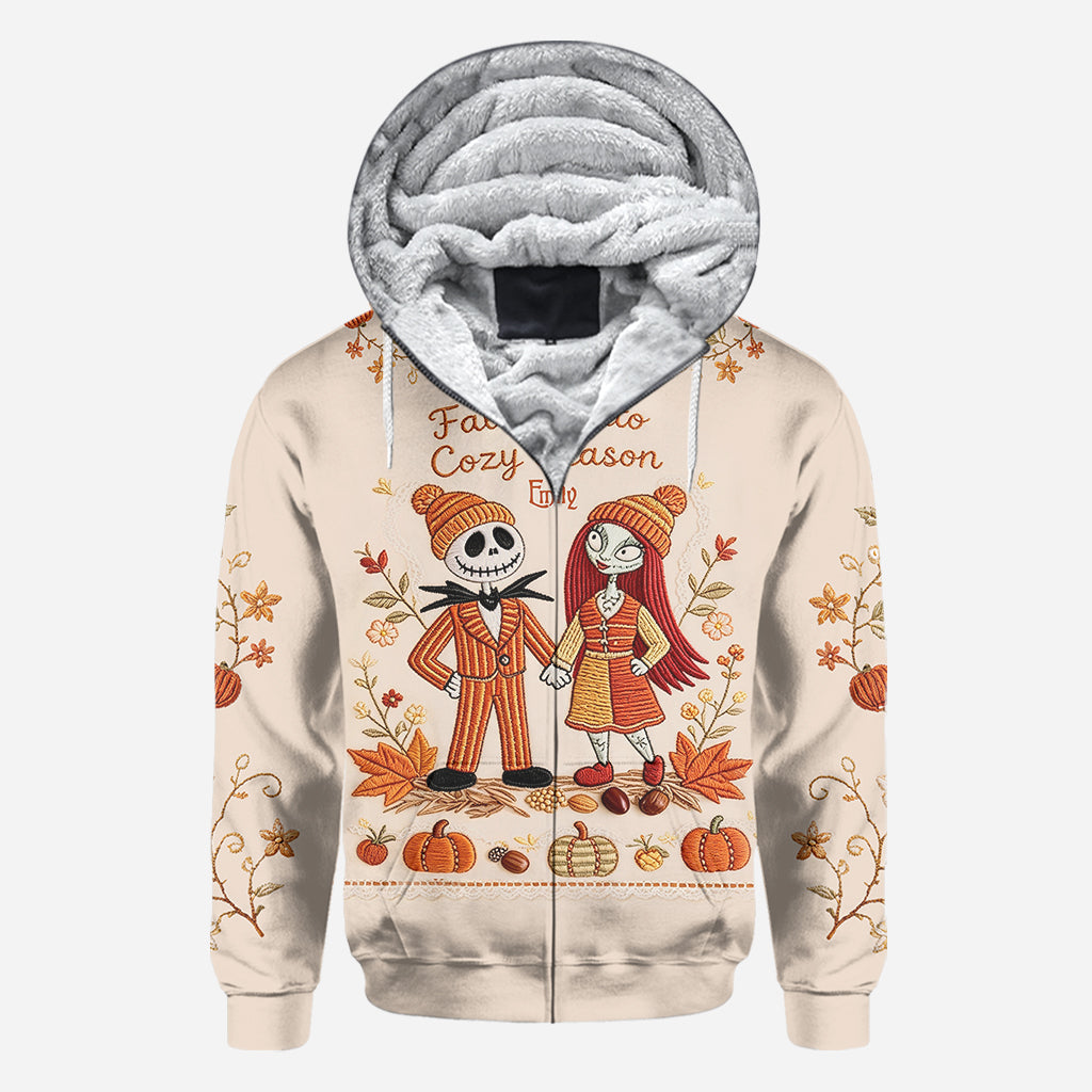 Personalized Cozy Season Shirt Gift for Her - Fall Apparel AOP Shirt GradoCreations