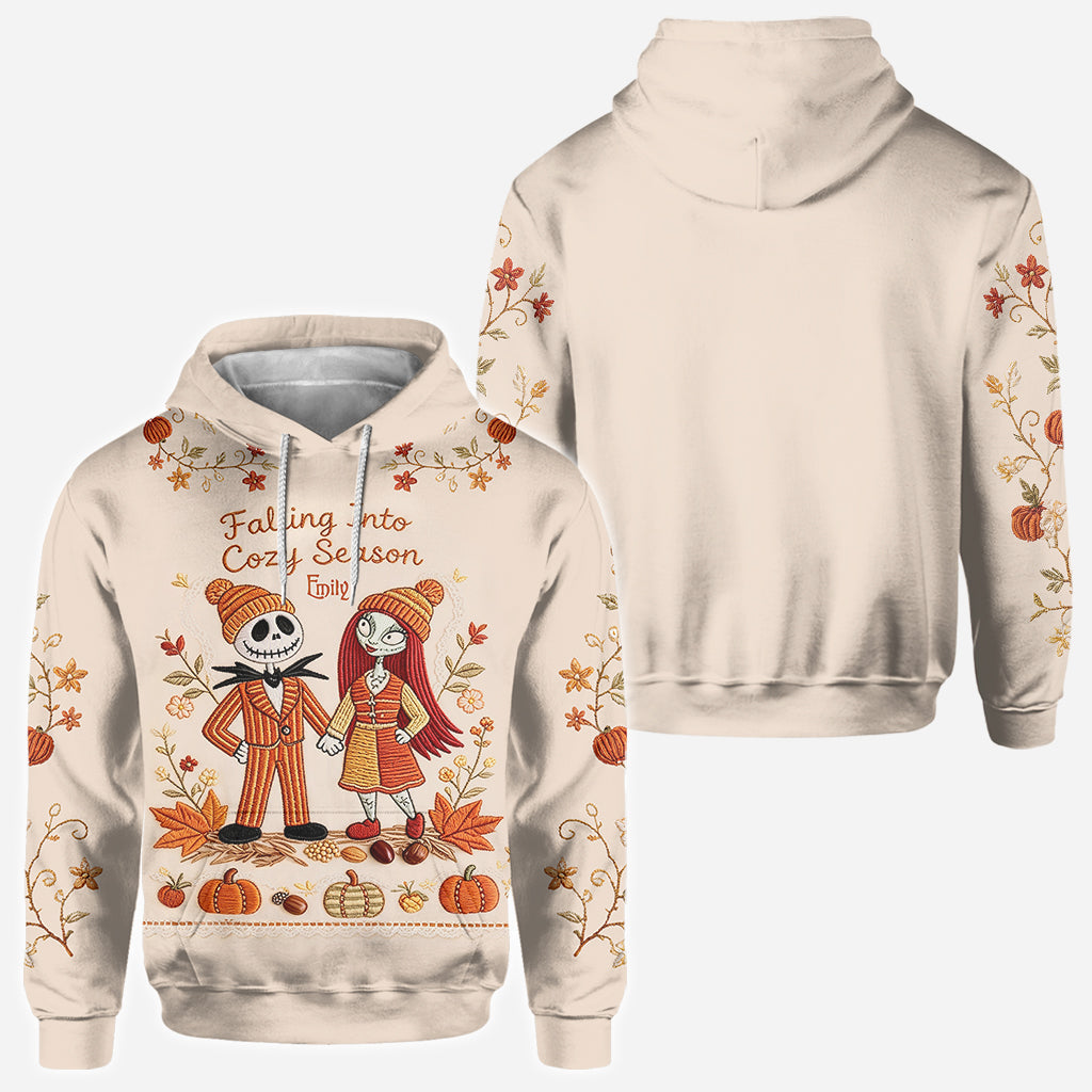 Personalized Cozy Season Shirt Gift for Her - Fall Apparel AOP Shirt GradoCreations