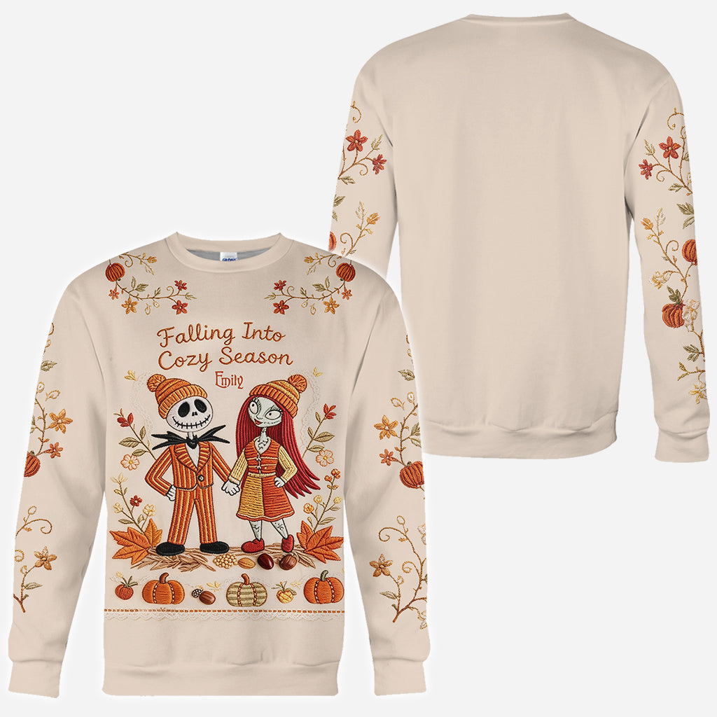Personalized Cozy Season Shirt Gift for Her - Fall Apparel AOP Shirt GradoCreations