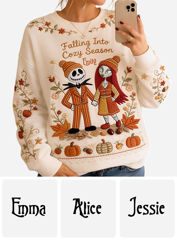 Personalized Autumn Vibes All Over Shirt for Couples All Over Shirt GradoCreations