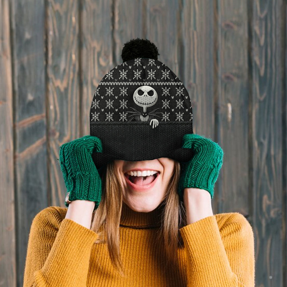 Personalized Beanie Hat Custom Name for Couples Christmas Gift Beanie Hat GradoCreations