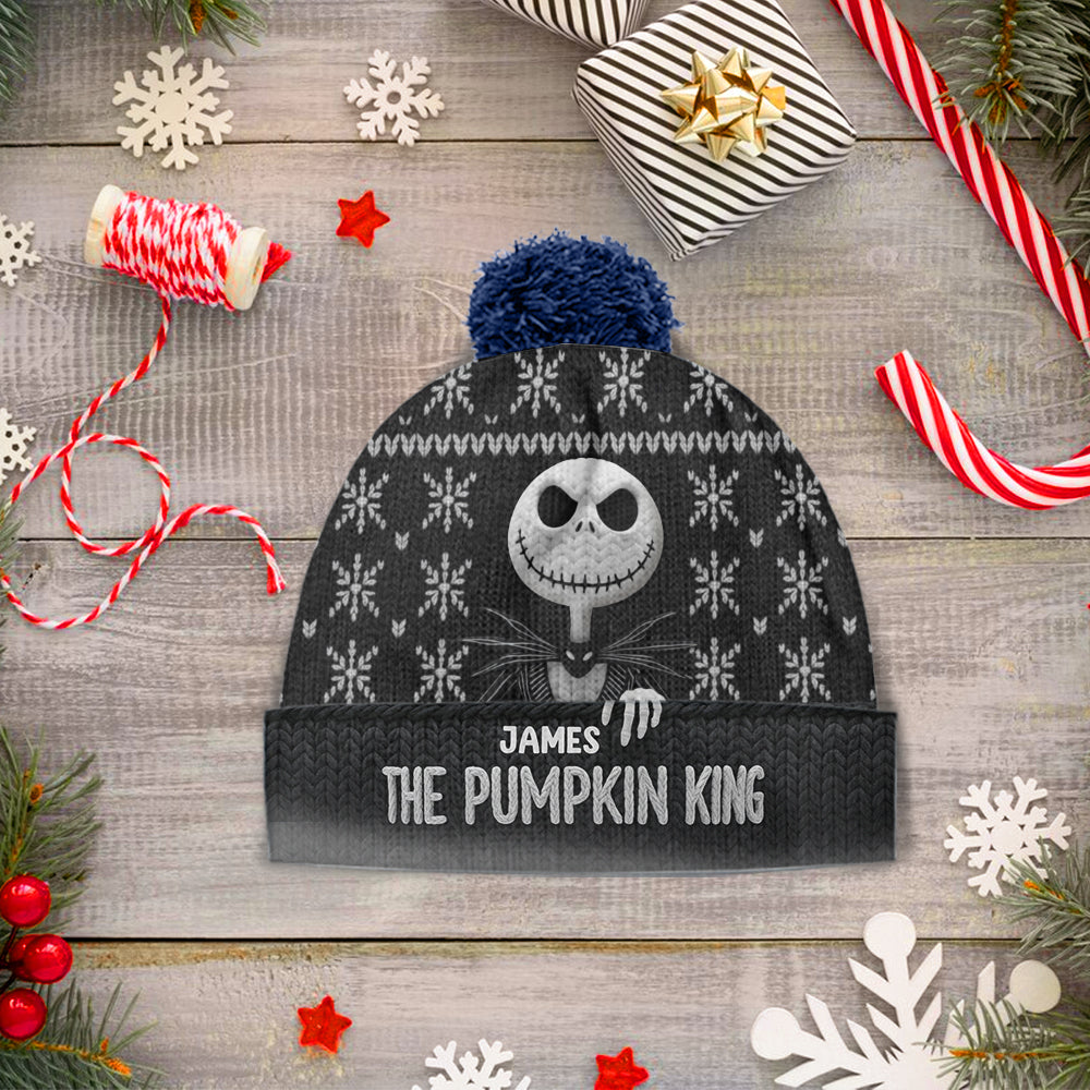 Personalized Beanie Hat Custom Name for Couples Christmas Gift Beanie Hat GradoCreations