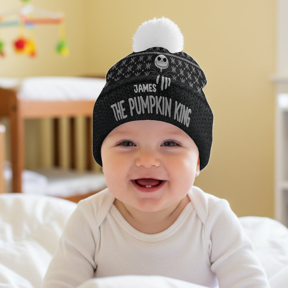 Personalized Beanie Hat Custom Name for Couples Christmas Gift Beanie Hat GradoCreations