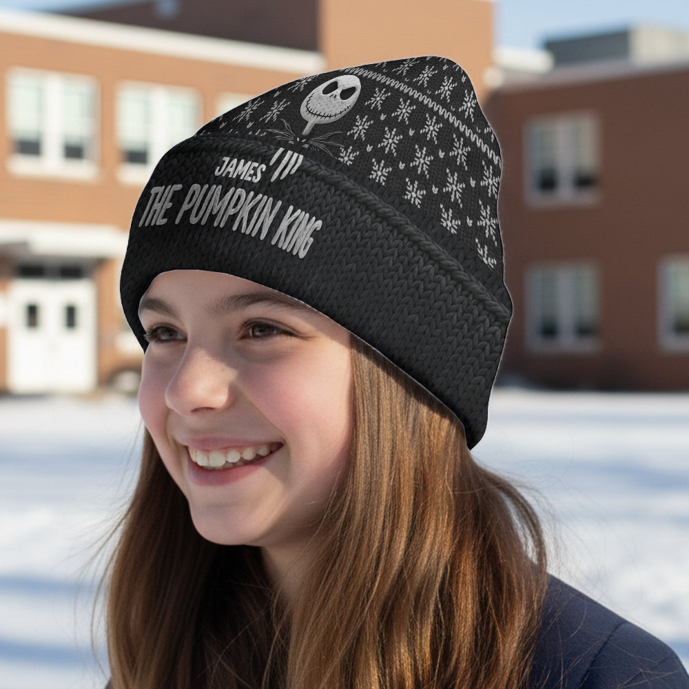Personalized Beanie Hat Custom Name for Couples Christmas Gift Beanie Hat GradoCreations